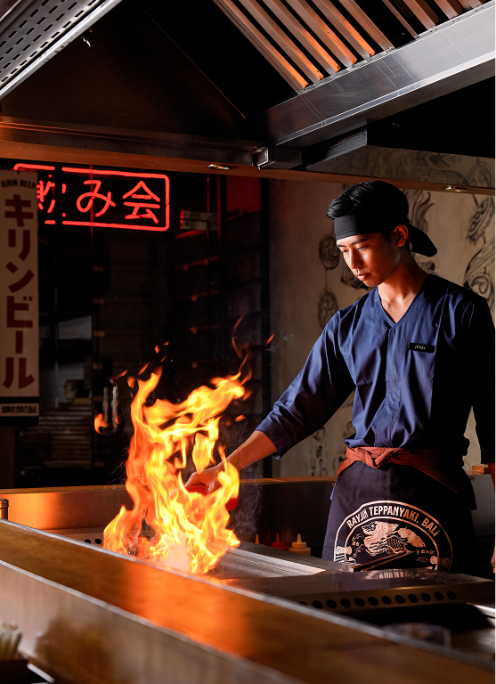 Rayjin Teppanyaki restaurant experience in Bali